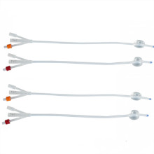 Medical Disposable 100% Medical Grade  8-24FR Silicone Catheter